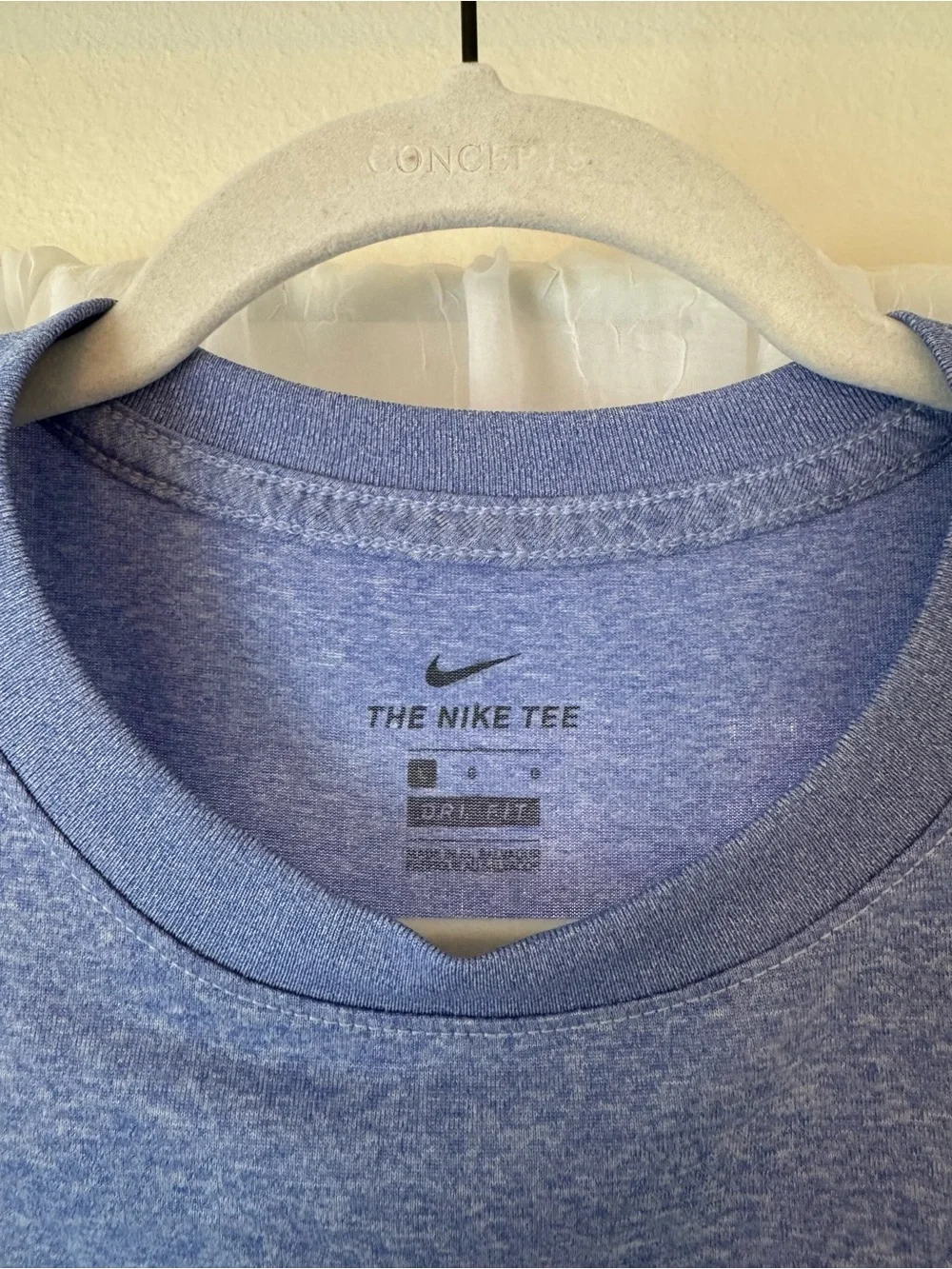 Nike Women’s Heather Blue Crewneck T-Shirt